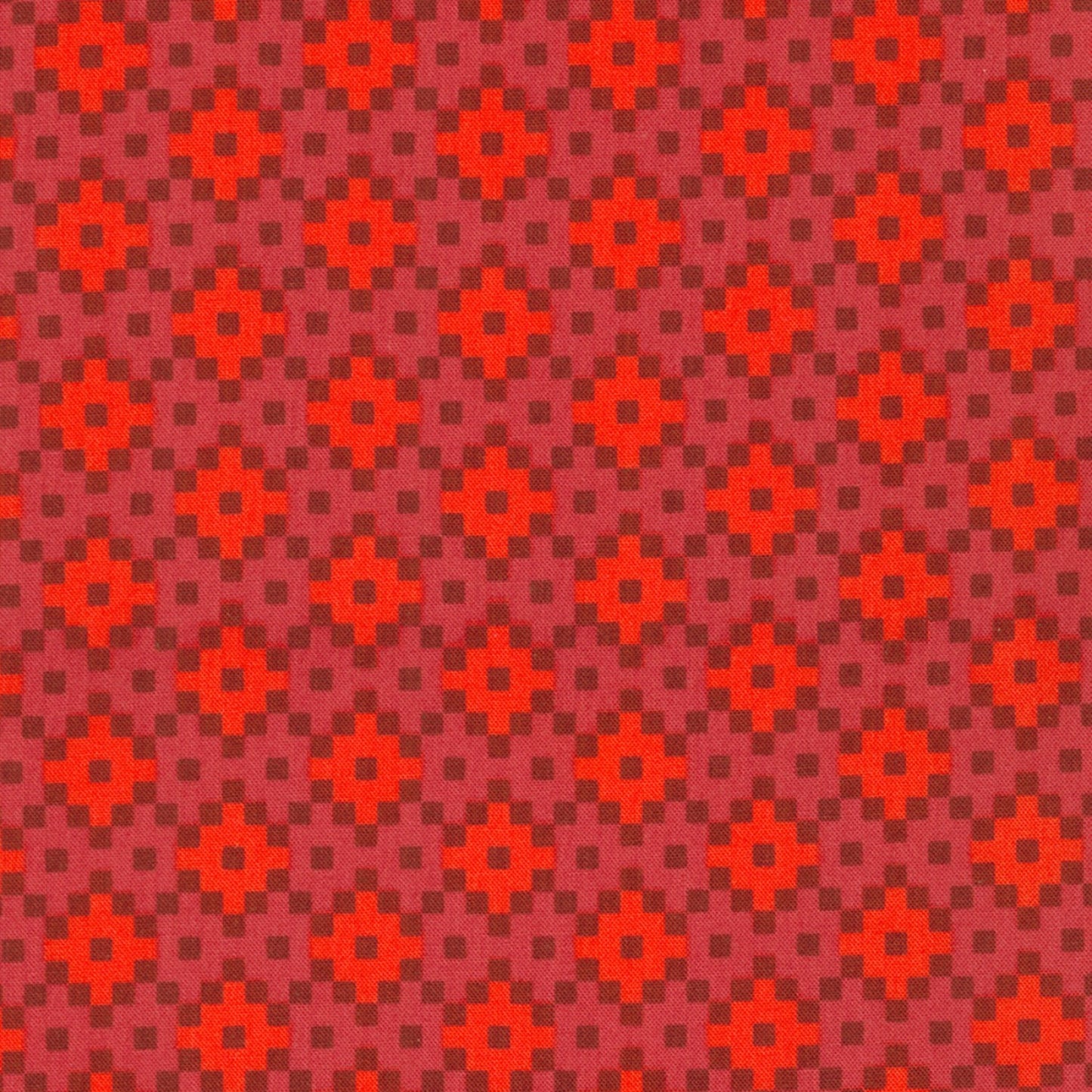 Geometric Cayenne - Paintbox by Elizabeth Hartman