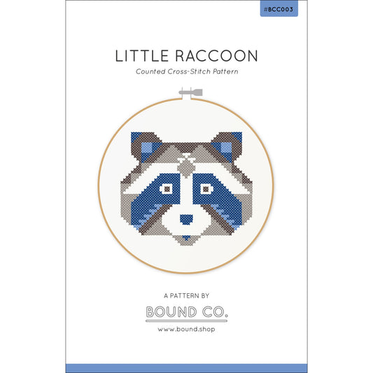 Little Raccoon Cross Stitch Pattern Only