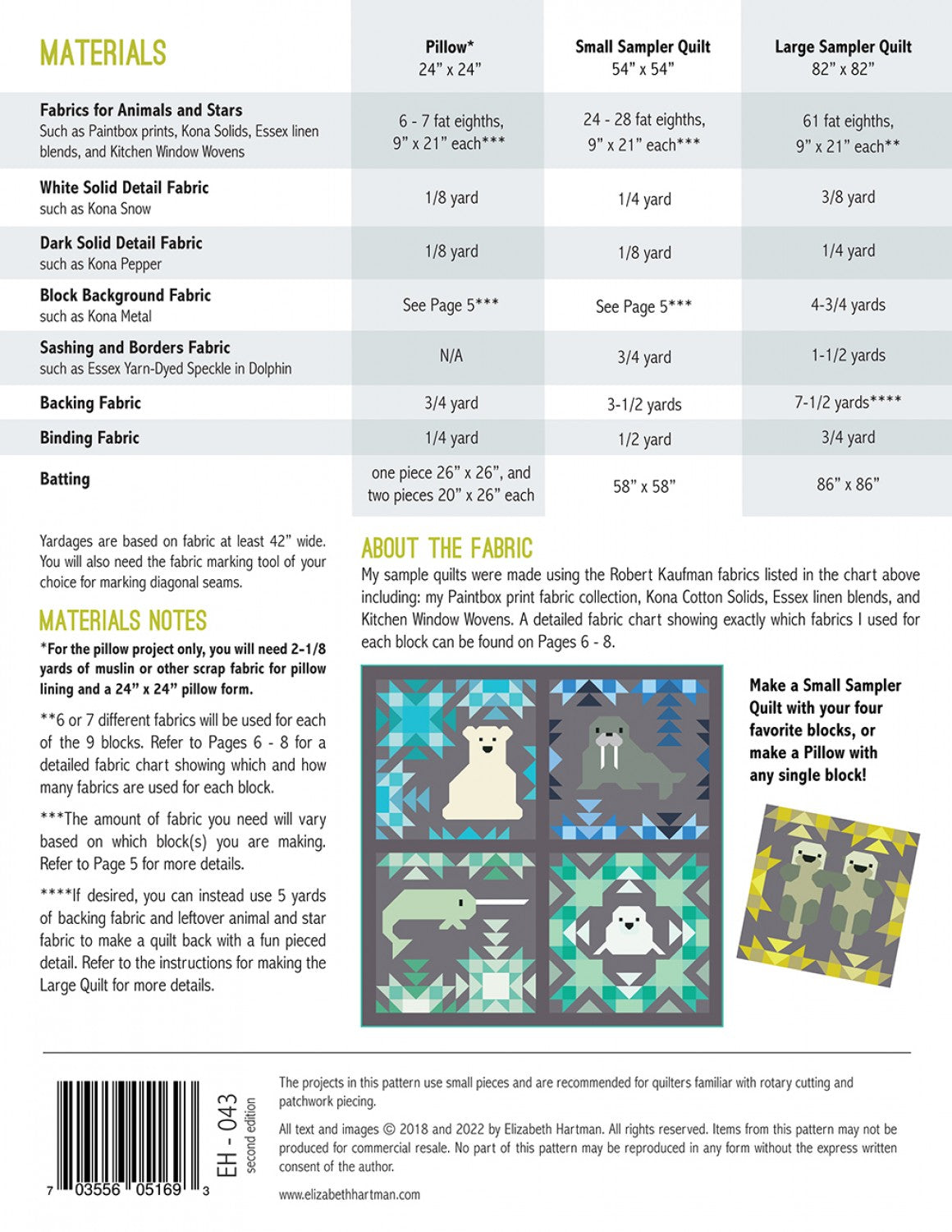 North Stars - Designer: Elizabeth Hartman