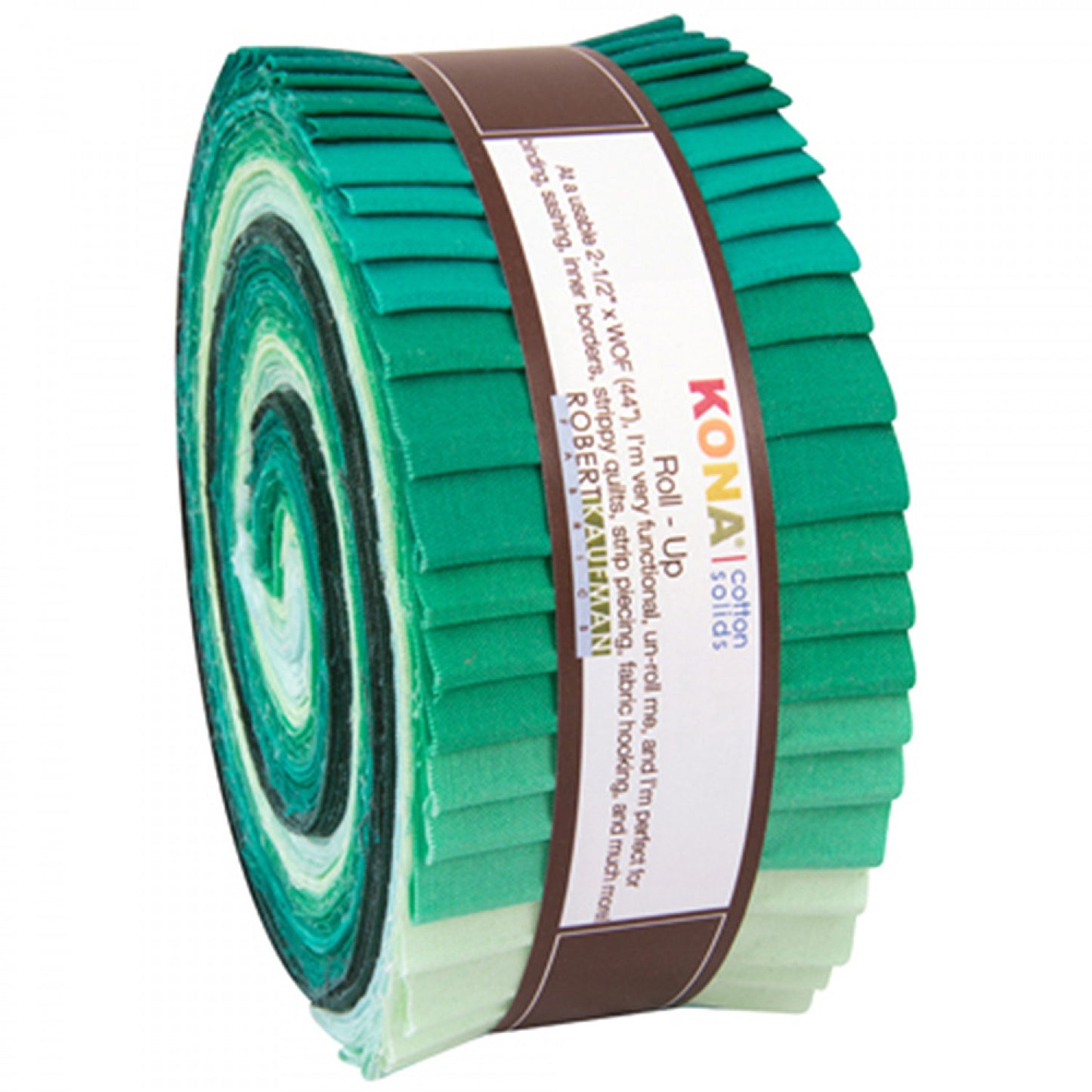 2.5in Strips Kona Cotton Lush Lagoon (40pcs)