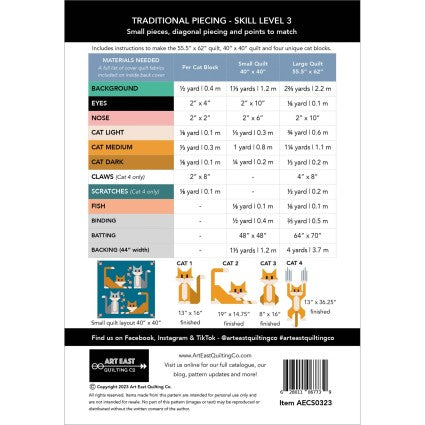 Cat Scratch Quilt Pattern