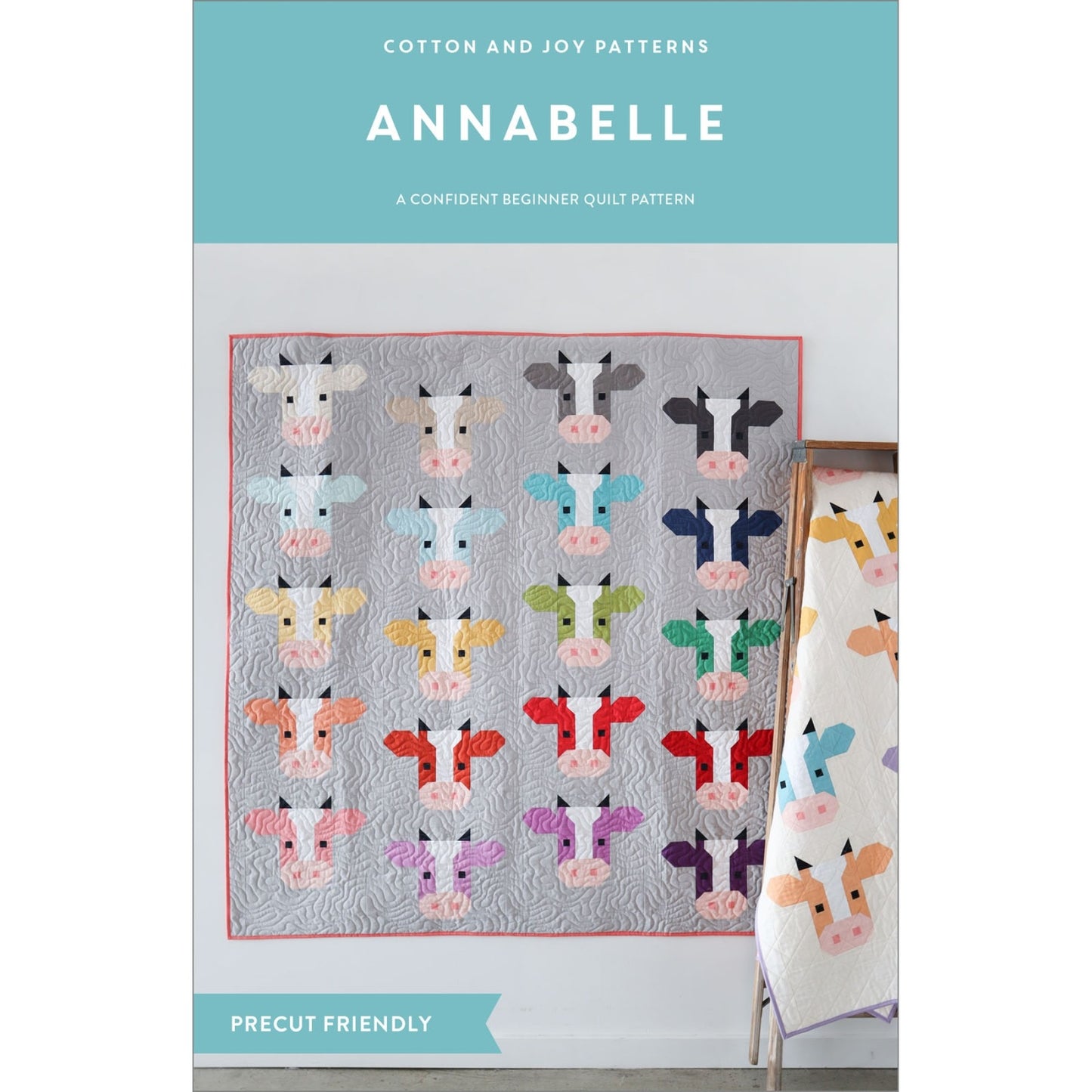 Annabelle - Cow Quilt Pattern - Cotton and Joy