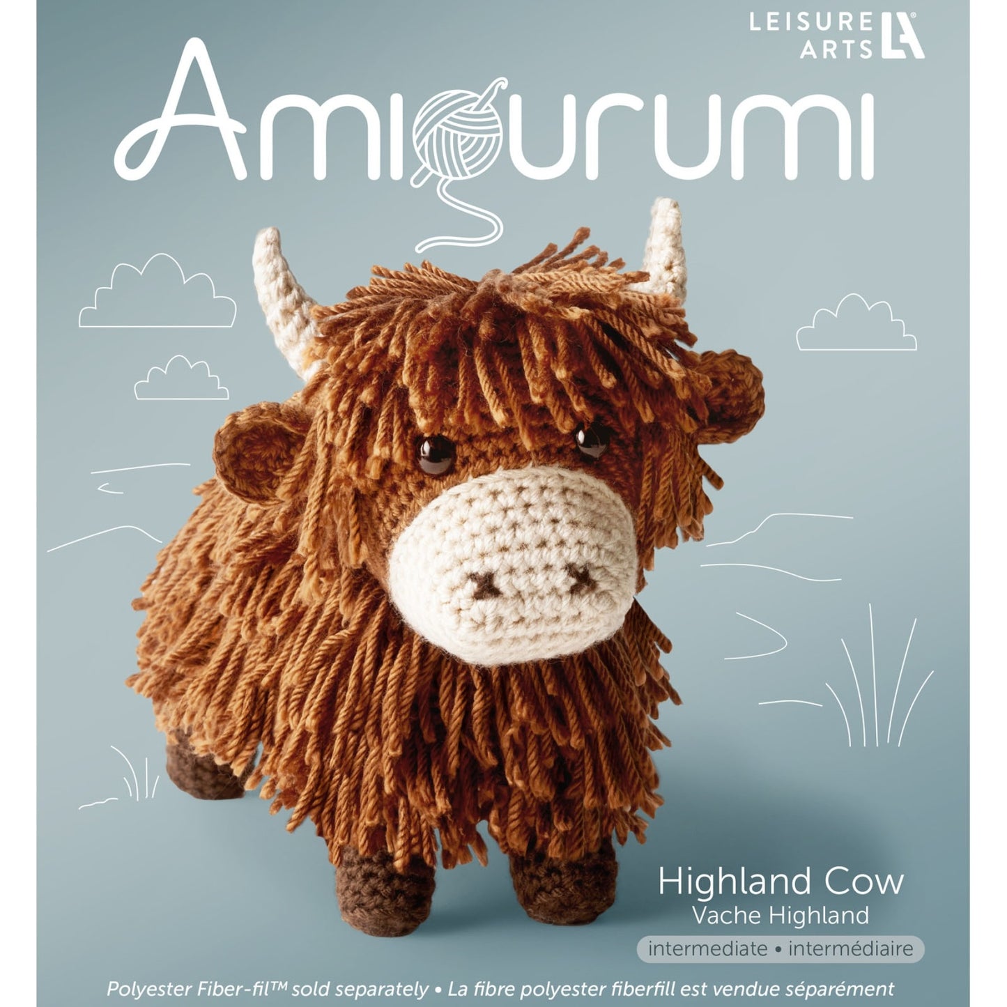 Highland Cow - Brown - Amigurumi Crochet Kit