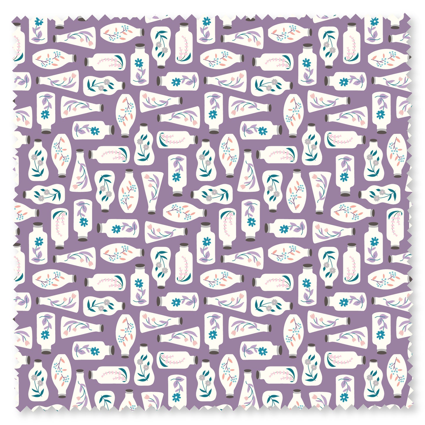 Felicity Fabrics-Botanical Gardens In Purple- Cloud 9