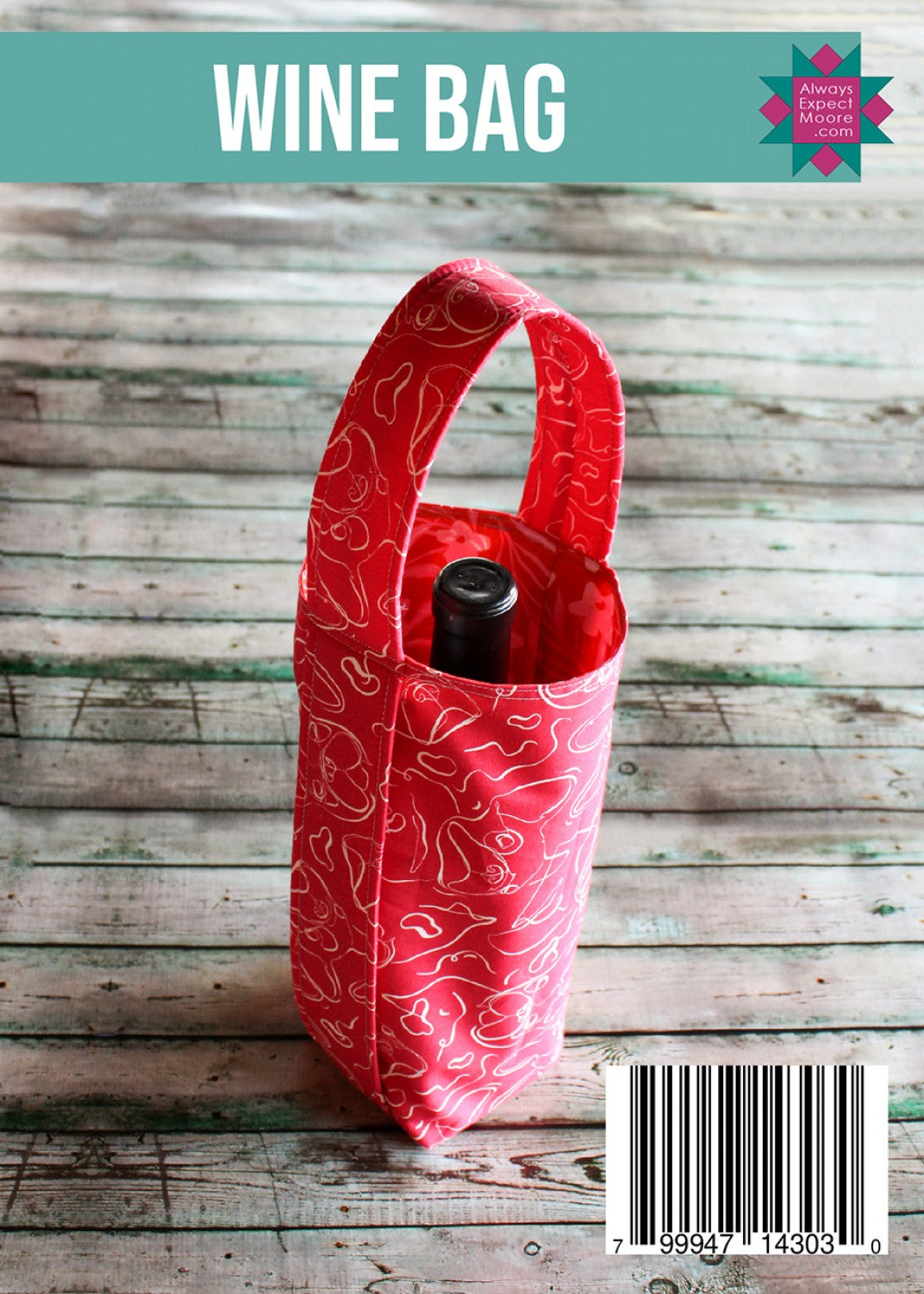 Wine Bag Postcard Pattern