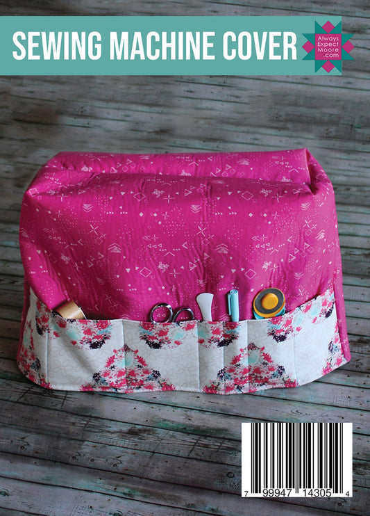 Sewing Machine Cover Postcard Pattern