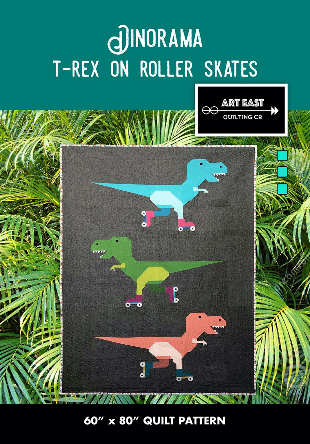 Dinorama - TRex Quilt Pattern