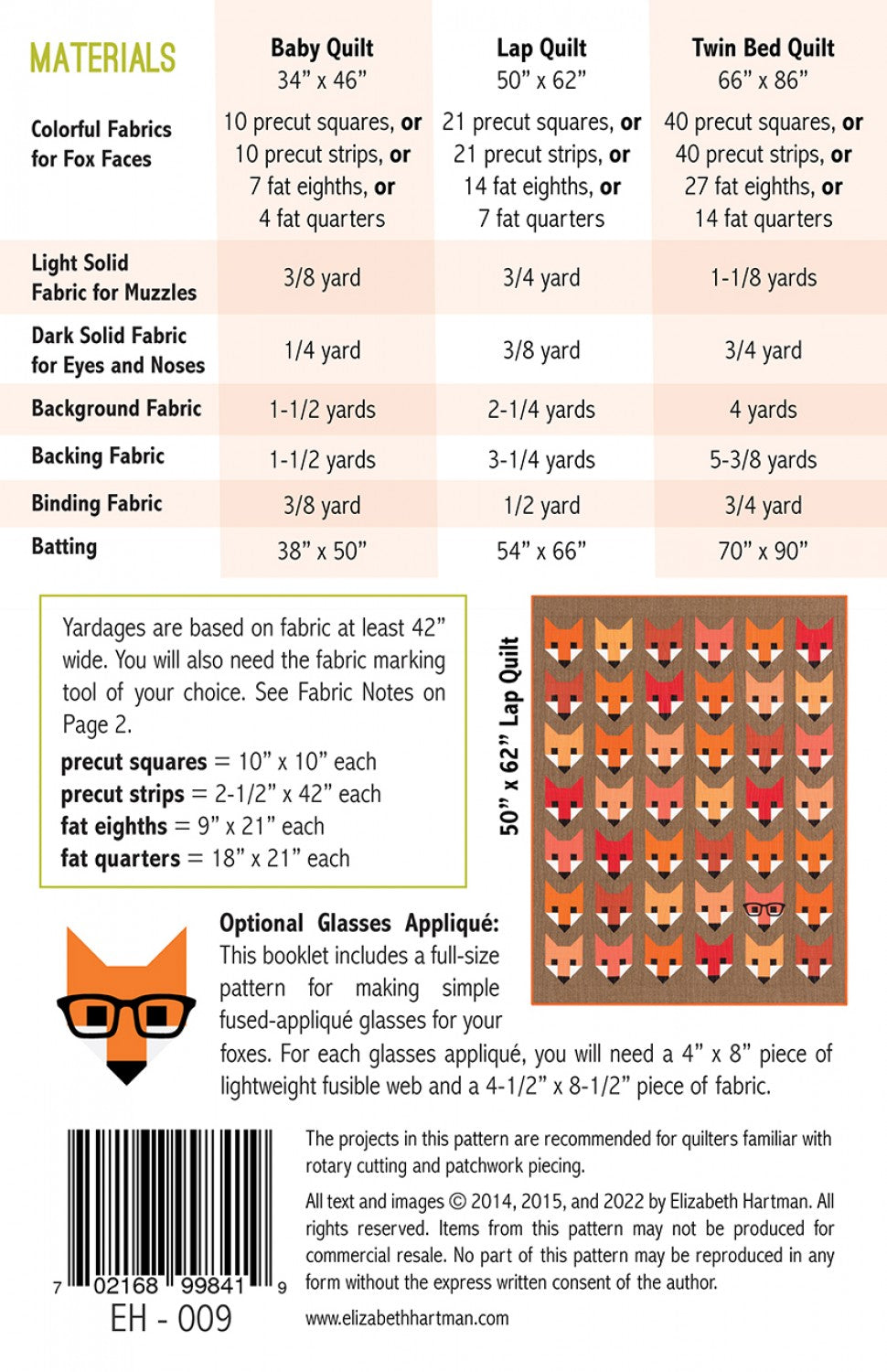 Fancy Fox Quilt Pattern