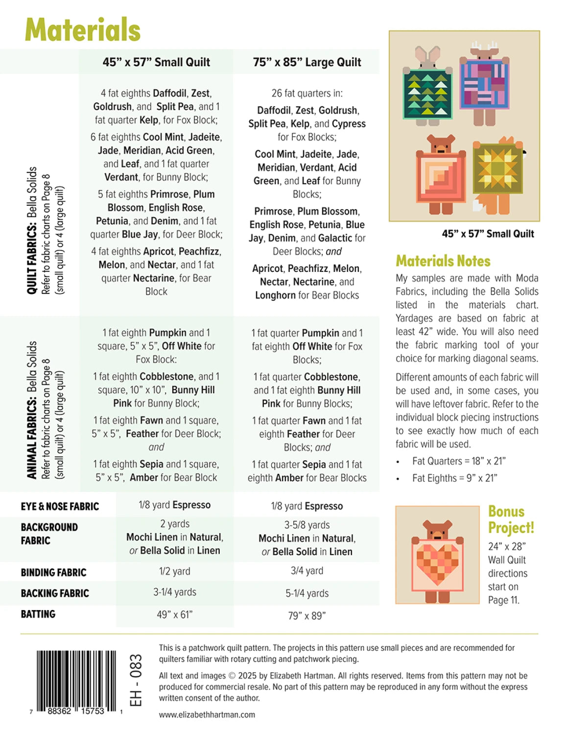 Show and Tell - Designer: Elizabeth Hartman