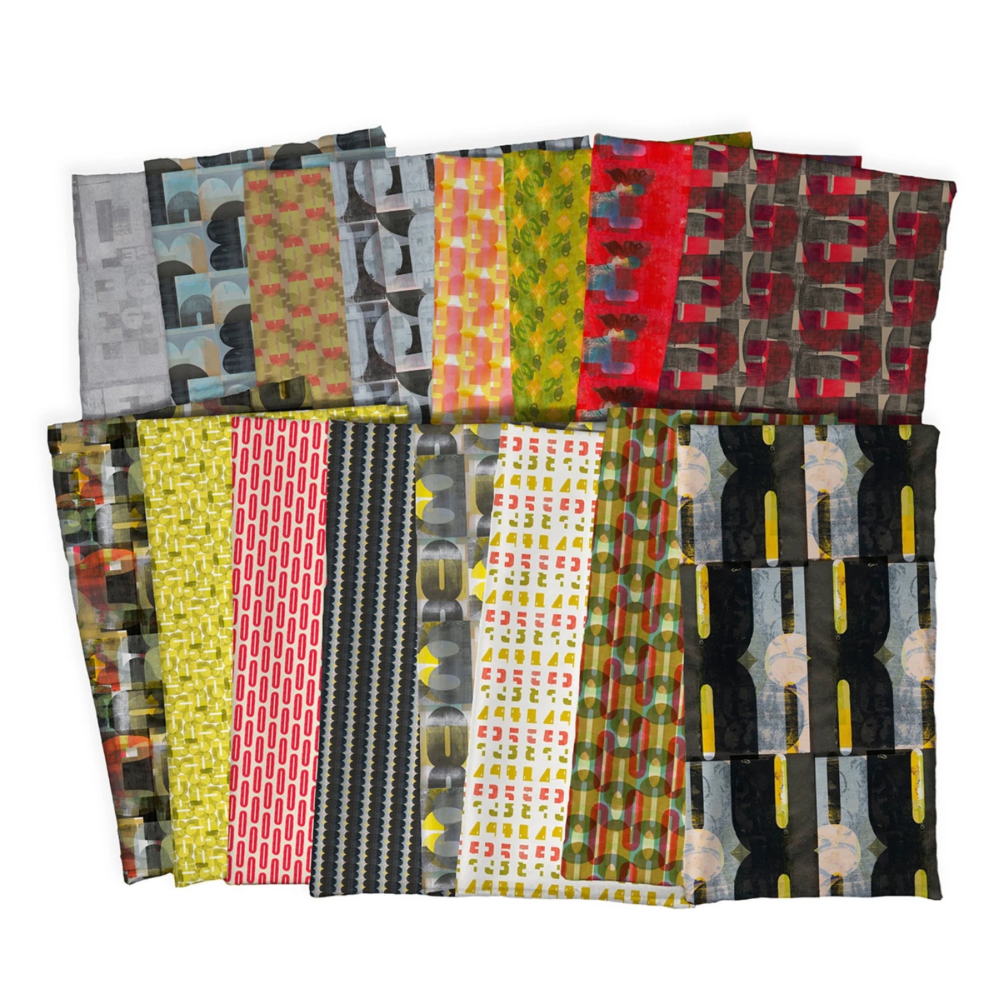 Counter w/pattern- Spark Pack Limited Edition- Fat Quarter (16pcs)- Free Spirit