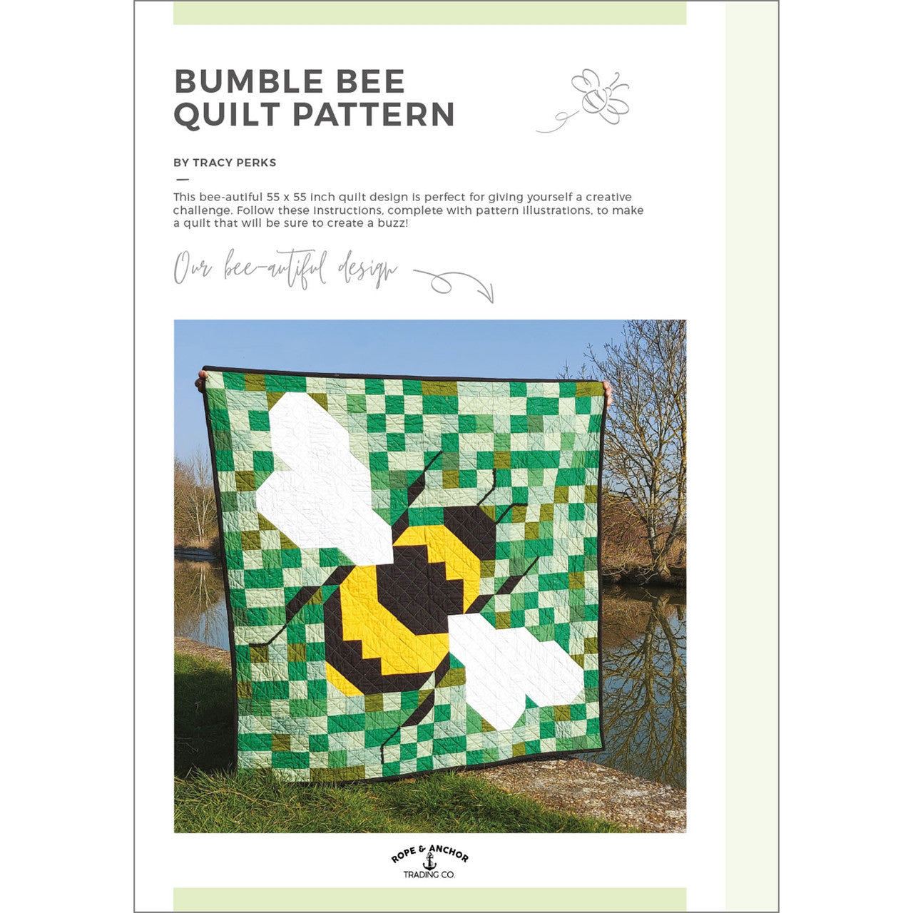 Bumble Bee Quilt Pattern by Rope and Anchor Trading Co