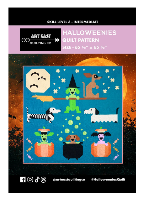 Halloweenies Quilt Pattern