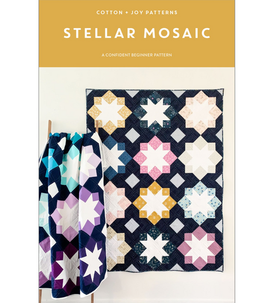 Stellar Mosaic Quilt Pattern by Cotton & Joy