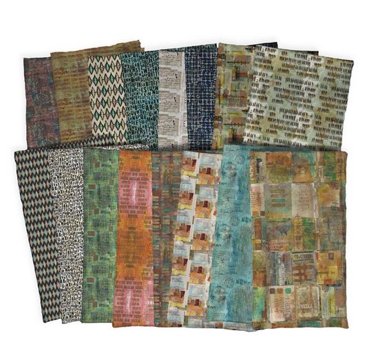 On Your Mark by Seth Apter Fat Quarter (16pcs)- Free Spirit