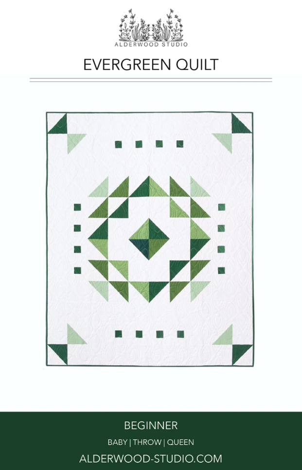 Evergreen Quilt Pattern By Alderwood Studio Patterns