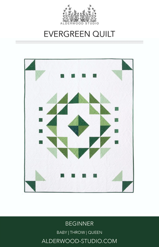 Evergreen Quilt Pattern By Alderwood Studio Patterns