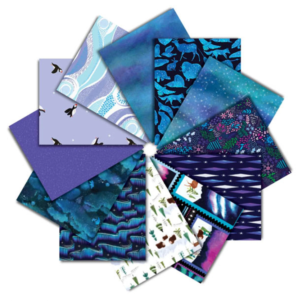 Northern skies - Dear Stella - Fat Quarter Bundle (12pcs)