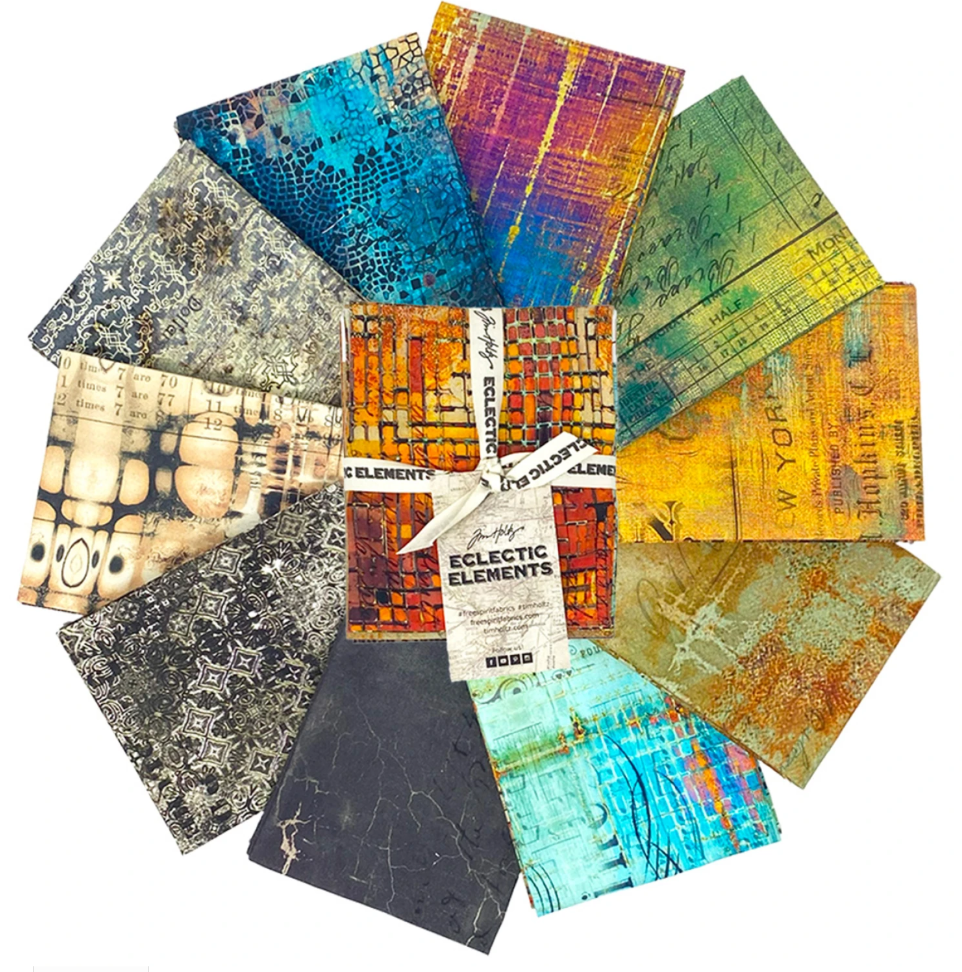 Abandoned - Tim Holtz- Free spirit  - Fat Quarter Bundle (10pcs)