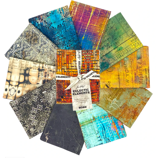 Abandoned - Tim Holtz- Free spirit  - Fat Quarter Bundle (10pcs)