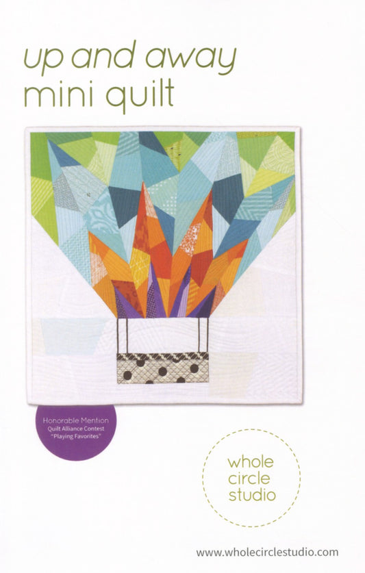 Up and Away Mini Quilt (FPP)- Designer: Whole Circle Studio