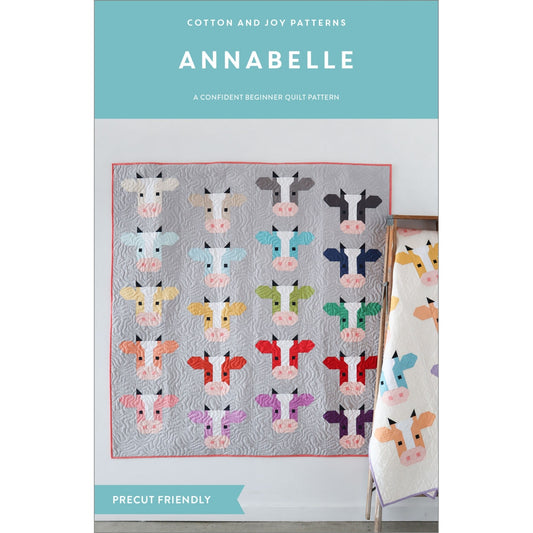 Annabelle - Cow Quilt Pattern - Cotton and Joy