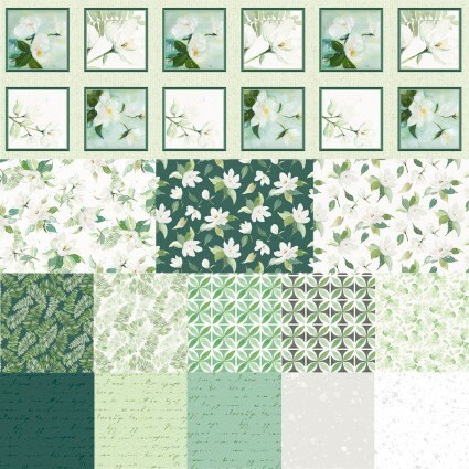 Sweet Magnolia - PB Textiles - Fat Quarter Bundle (14pcs)