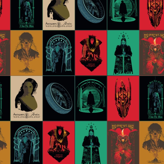 Portrait Blocks  - The Lord of The Rings - Camelot
