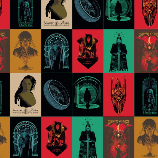 Portrait Blocks  - The Lord of The Rings - Camelot